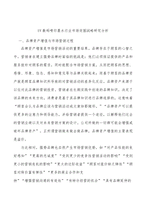 UV数码喷印墨水行业市场突围战略研究分析.docx