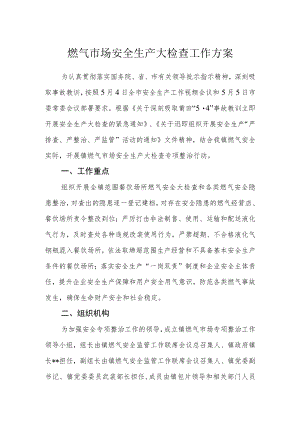 燃气市场安全生产大检查工作方案.docx