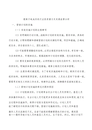 锂离子电池系统行业投资潜力及发展前景分析.docx