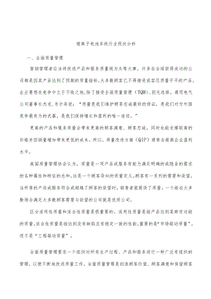 锂离子电池系统行业现状分析.docx