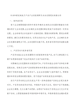 车身和舒适域电子产品产业深度调研及未来发展现状趋势分析.docx