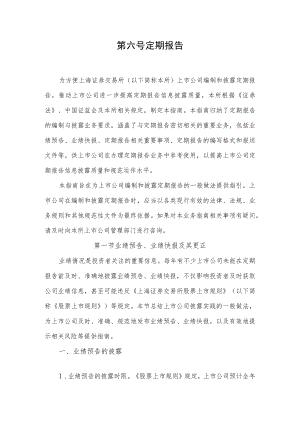 第六号——定期报告.docx