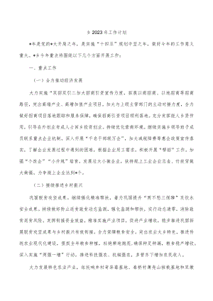 乡2023年工作计划.docx