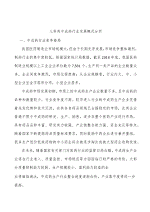 儿科类中成药行业发展概况分析.docx