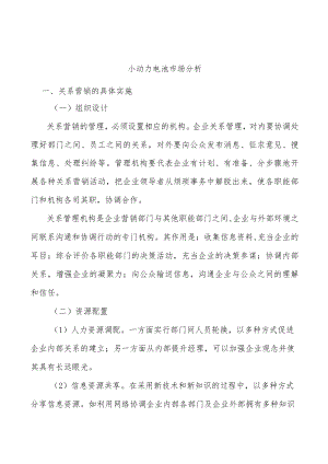 小动力电池市场分析.docx