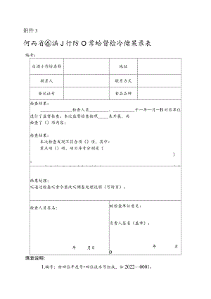 河南省白酒小作坊日常监督检查结果记录表.docx