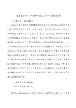 PE蓄电池隔板二氧化硅市场现状分析及发展前景分析.docx