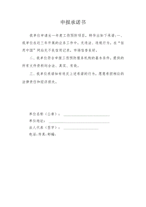 申报承诺书.docx