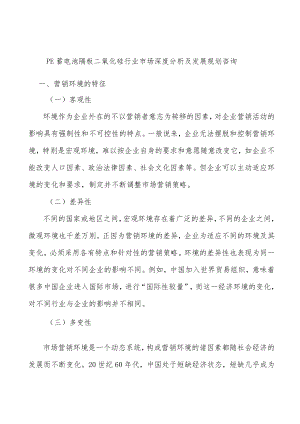 PE蓄电池隔板二氧化硅行业市场深度分析及发展规划咨询.docx