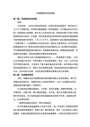 民族团结活动简报.docx