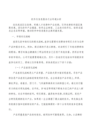 软件及信息服务行业环境分析.docx