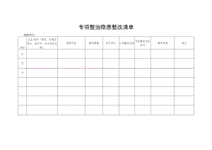 专项整治隐患整改清单.docx