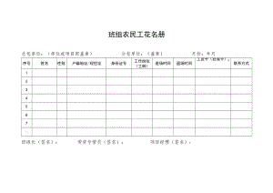 班组农民工花名册.docx