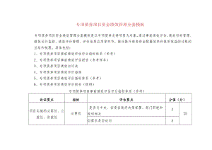 专项债券项目资金绩效管理全套模板.docx