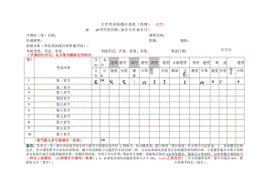 大学考试命题计划表（范例及说明）.docx