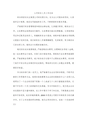 公司财务人员工作总结.docx