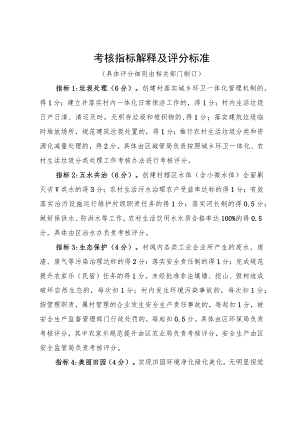 考核指标解释及评分标准.docx