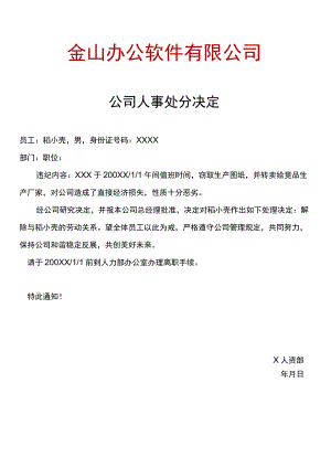 人事处分决定.docx