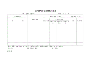 在用烤烟房安全隐患排查表.docx