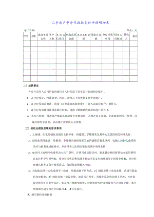 二手房产中介代收款支付申请明细表.docx