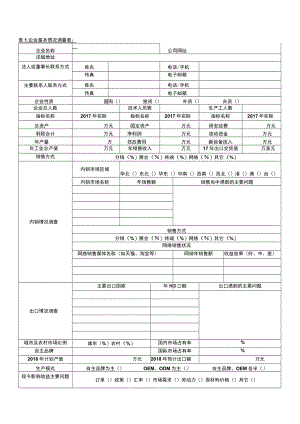 表企业基本情况调查表.docx