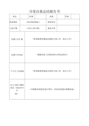 自我总结报告书.docx