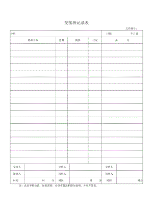 交接班记录表.docx