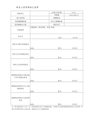 员工入职确认书 财务系统职位申请表 新员工录用审批汇签单（主管） 人事表格模板.docx