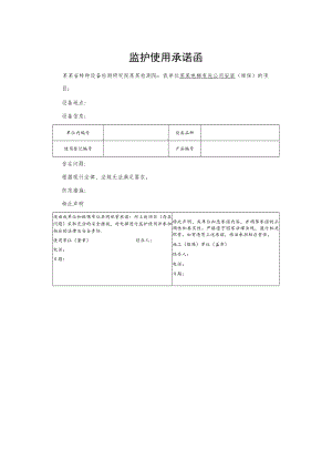 监护使用承诺函.docx