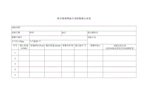 试验名称离合器滑摩温升试验数据记录表.docx