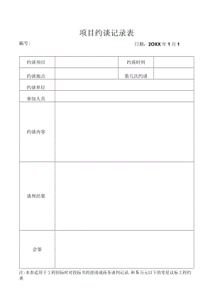 项目约谈记录表.docx