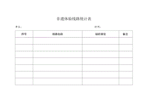 非遗体验线路统计表.docx