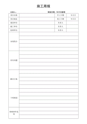 工程施工周报.docx