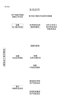 新冠肺炎孕产妇医疗服务备战流程.docx