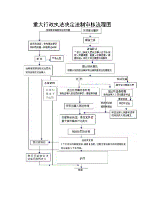 重大行政执法决定法制审核流程图.docx
