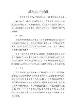 新员工工作感想.docx
