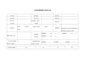 项目高强钢筋应用统计表.docx