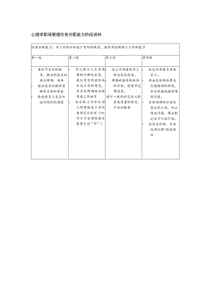 心理学职场管理任务分配能力阶段资料.docx