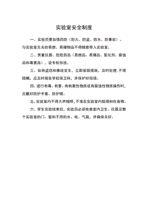 实验室安全制度.docx