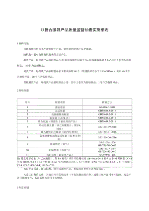 非复合膜袋产品质量监督抽查实施细则.docx