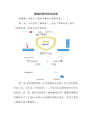 赣通码黄码转码流程.docx