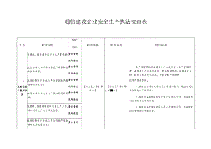 通信建设企业安全生产执法检查表.docx