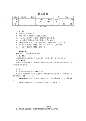 施工日志范本.docx