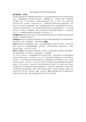 超声波流量计原理分类及详细说明.docx