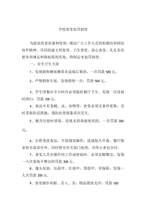 学校食堂处罚制度.docx