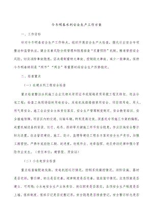 今冬明春水利安全生产工作方案.docx