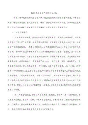2022年安全生产消防工作总结.docx