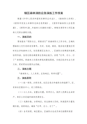 辖区森林消防应急演练工作预案.docx