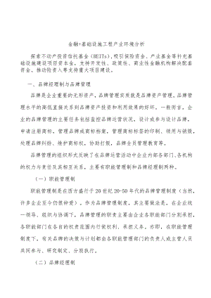金融+基础设施工程产业环境分析.docx