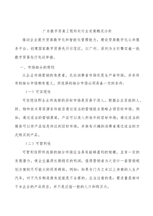 广东数字贸易工程所处行业发展概况分析.docx